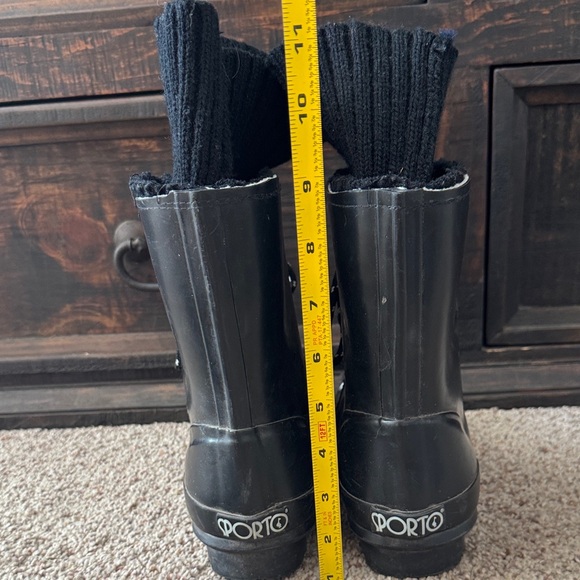 Sporto Black Winter Lace-Up Boots - Picture 3 of 6